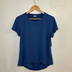 Athleta Open Back Modal Stretch Short Sleeve Top Size M